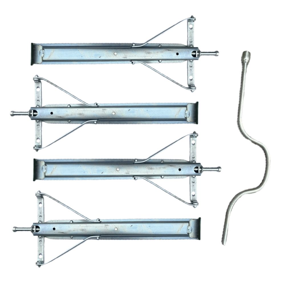 4x Caravan Corner Steady Jack Legs 24