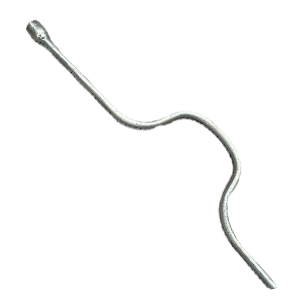 Enrollador de patas para pata de apoyo de esquina de caravana (compatible con tuerca hexagonal de 19 mm)