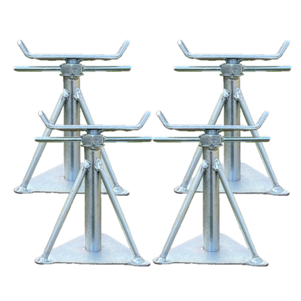 4-Pack Very Small Static Caravan Axle Stand Support 7.5