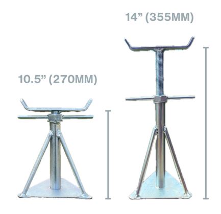 Small Static Caravan Axle Stand Mobile Home Supports Small 10.5