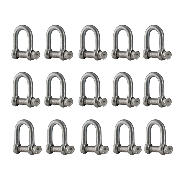 Commercial Dee Shackle BZP x 15pcs