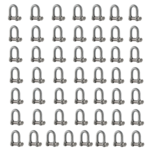 Commercial Dee Shackle BZP x 50pcs