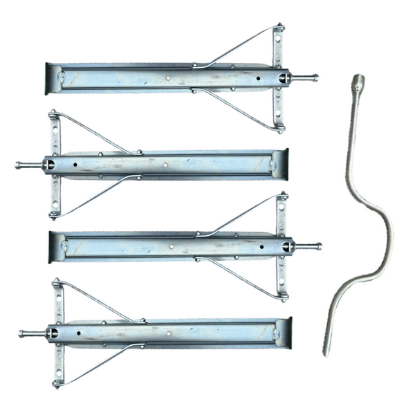 4x Caravan Corner Steady Jack Legs 24