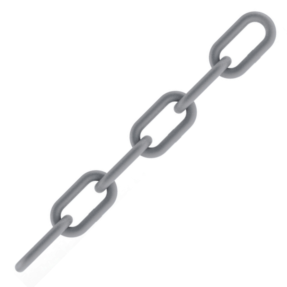 7mm HDG Galvanised Mild Steel Anchor Down Chain (1 Metre Piece)