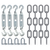 Chain Down Static Caravan Restraining Kit 10mm Chain