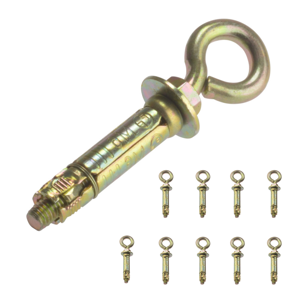 M8 Anchor Eyebolt For Siting - Pack of 10