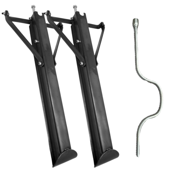 2x Caravan Corner Steady Jack Leg 24