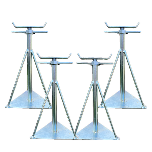 4-Pack Large Static Caravan Axle Stand Mobile Home Supports 15