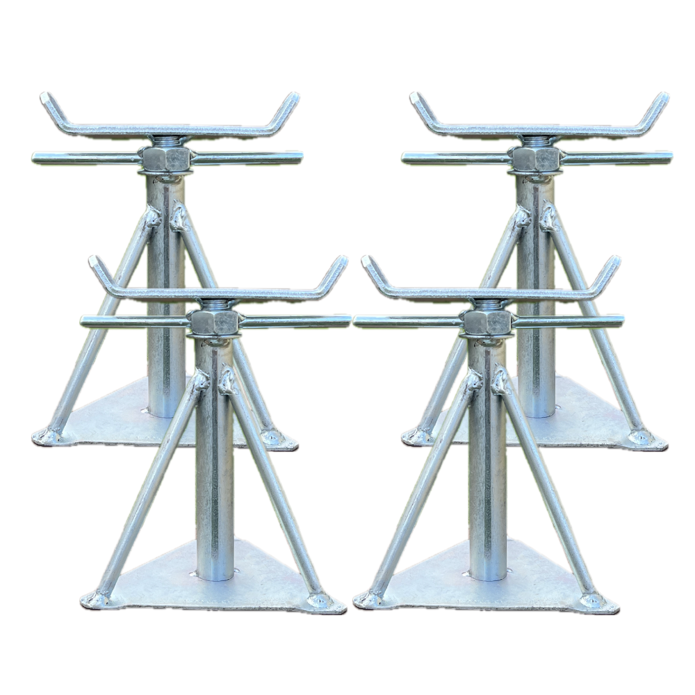 4-Pack Very Small Static Caravan Axle Stand Support  7.5