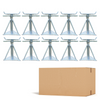 Box Quantity 10-Pack Very Small Static Caravan Axle Stand Support  7.5