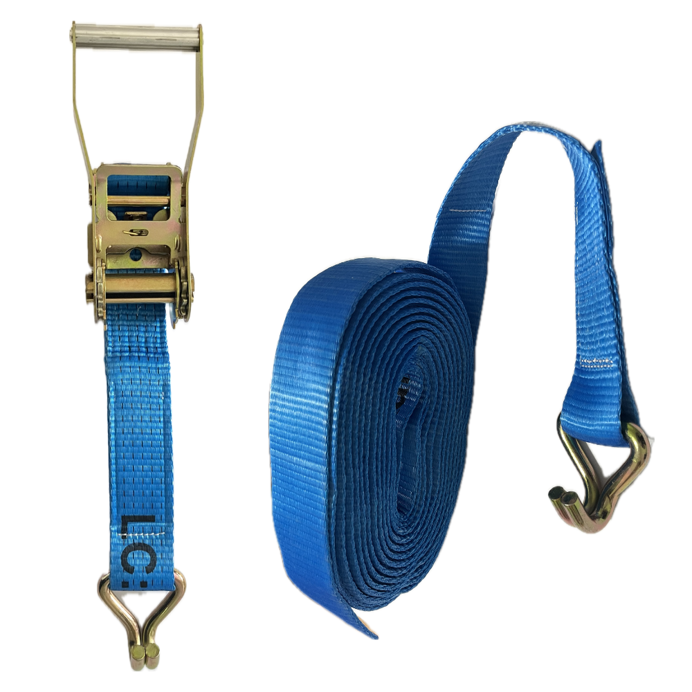 50MM 5000KG Ratchet Strap Assembly With Claw Hooks All Sizes