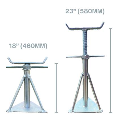 Very Large Static Caravan Axle Stand Mobile Home Supports Large 18